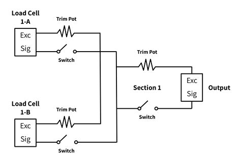 load cell summing circuit